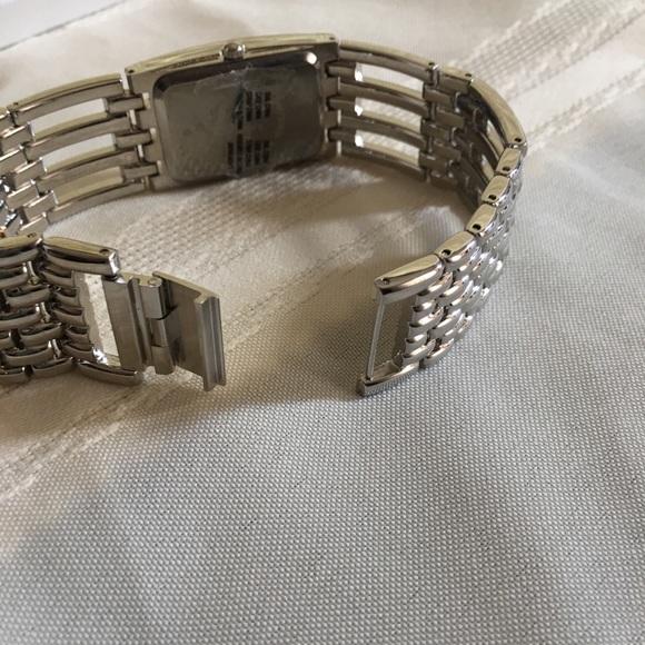 Geneva silver & black fashion watch - Picture 3 of 5